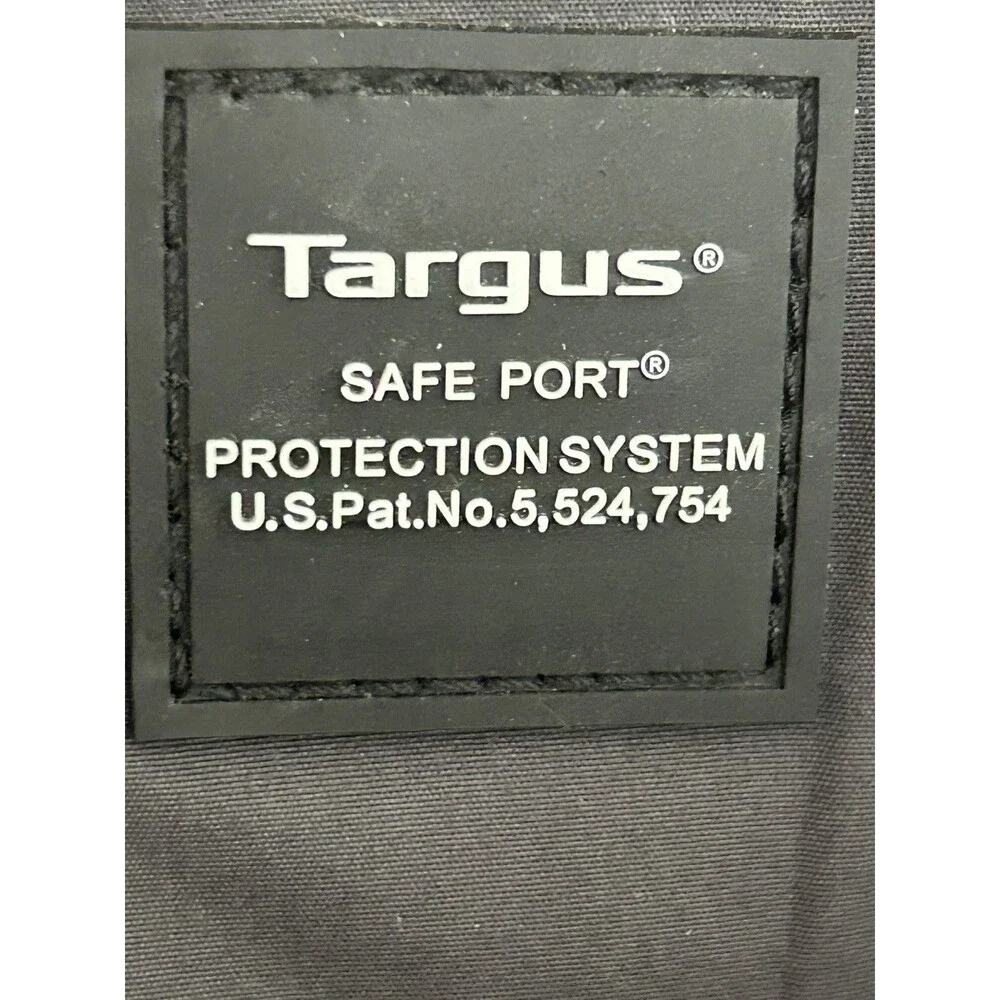 Targus Safe port Protection Laptop Backpack Black Lightweight